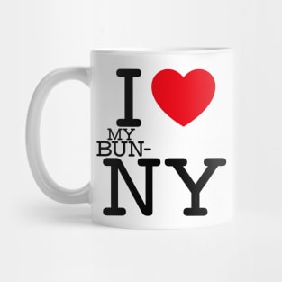 I Love My Bunny and New York Mug